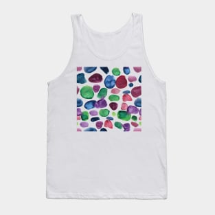 Abstract Watercolor Pattern Tank Top